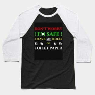 Toilet Paper Baseball T-Shirt